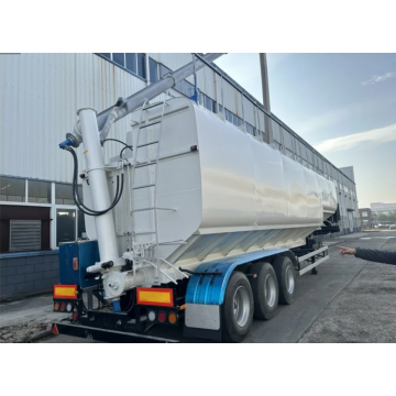 Bulk feed tank semi-trailer